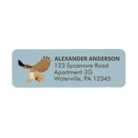 Halcón rojo en vuelo personalizado