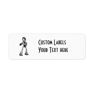 Etiqueta Halftone Sci♫3D Robot Guy Dancing