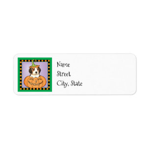 Etiqueta Halloween Beagle