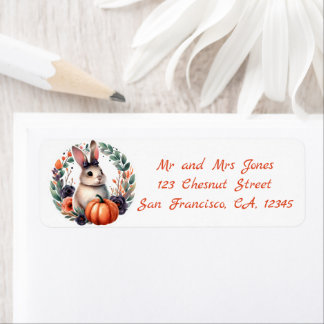 Etiqueta Halloween Floral Wreath - El Conejo - Dirección