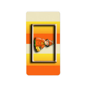 Etiqueta Halloween Hershey Miniatura Candy Wrapper Labs