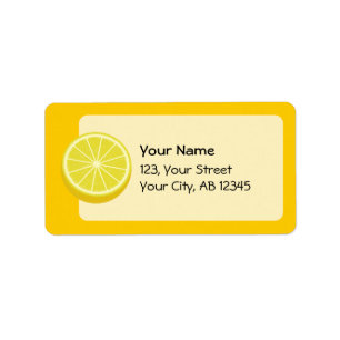 Etiqueta Halve Lemon