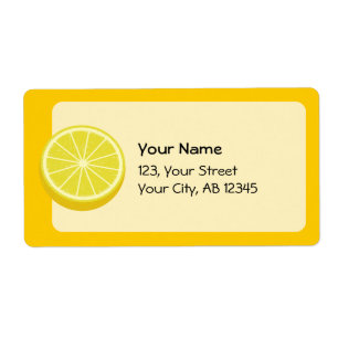 Etiqueta Halve Lemon