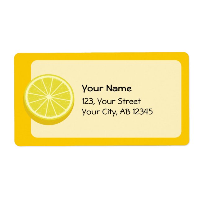 Etiqueta Halve Lemon (Frente)