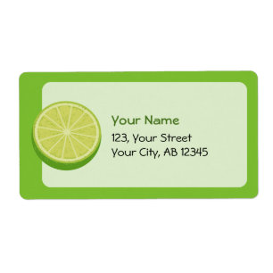 Etiqueta Halve Lime