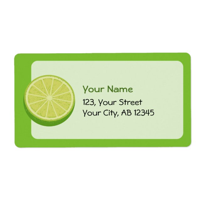 Etiqueta Halve Lime (Frente)