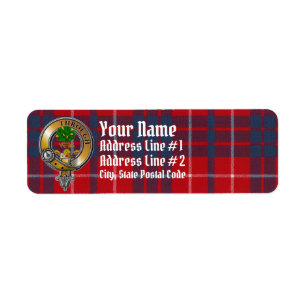 Etiqueta Hamilton Tartan & Badge