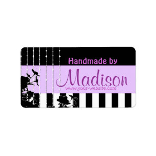 Etiqueta Handmade by - labels