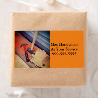 Etiqueta Handyman Business 