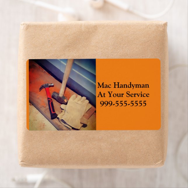 Etiqueta Handyman Business  (In situ)