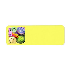Etiqueta HAPPY FACTS Address Labels