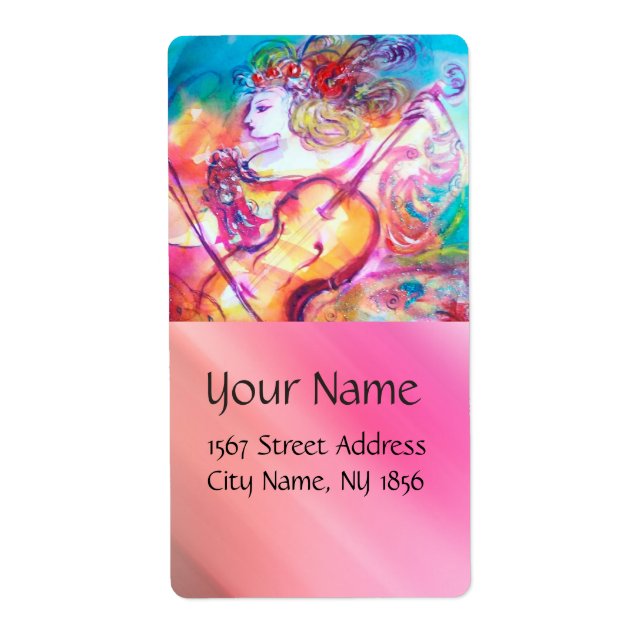 Etiqueta HARMONY TRIO SPRING MUSIC CONCERT Pink (Frente)