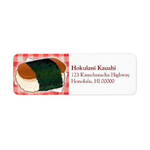 Etiqueta Hawaiana de Musubi
