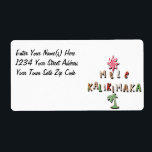 Etiqueta Hawaiian Gingerbread Cookies and Candy 2.0<br><div class="desc">Hawaiian-themed  design—'Mele Kalikimaka' Holiday—in the form of  holiday cookies.  Personalize with a monogram,  name,  etc.  Contact Holiday Patterns And Paintings for special requests. © Copyright 2021 P.D.,  Holiday Patterns And Paintings.  All rights reserved.</div>