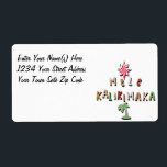Etiqueta Hawaiian Gingerbread Cookies and Candy 2.0<br><div class="desc">Hawaiian-themed  design—'Mele Kalikimaka' Holiday—in the form of  holiday cookies.  Personalize with a monogram,  name,  etc.  Contact Holiday Patterns And Paintings for special requests. © Copyright 2021 P.D.,  Holiday Patterns And Paintings.  All rights reserved.</div>