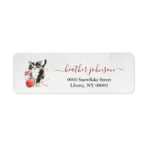 Etiqueta Hearthlight Notes Invierno Kitten Personalizado Ac