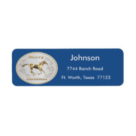 Etiqueta Hebilla del cinturón de Navidades occidentales