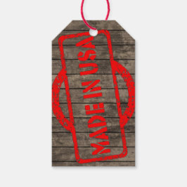 etiqueta hecha en usa