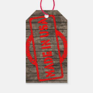 etiqueta hecha en usa