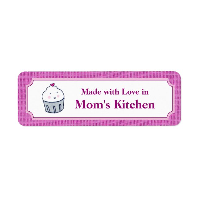 Etiqueta Hecho con Amor (Frente)