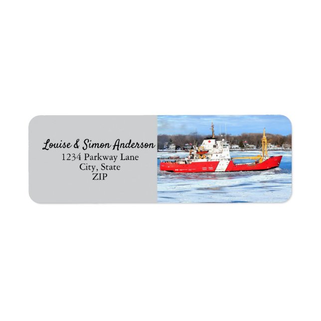 Etiqueta Helado Breaker Griffon Freighter Costero Canadiens (Frente)
