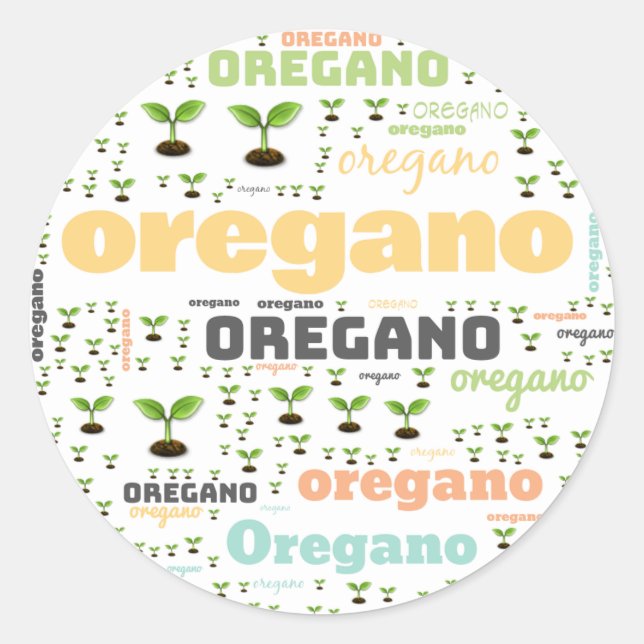 ETIQUETA HERB WORD - OREGANO (Anverso)