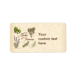 Etiqueta Herbes de Provence Labels
