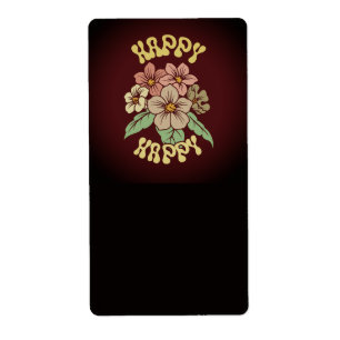 ETIQUETA HERMANA DE LA HIJA DE REGALO MODERNA COLORIDA ESPE