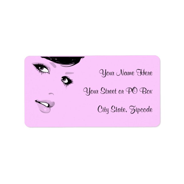 Etiqueta Hermosa dama (Frente)