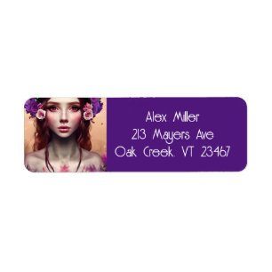 Etiqueta Hermosa encantadora Fantasy AI Art