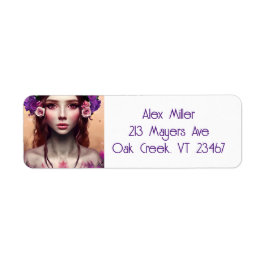 Etiqueta Hermosa encantadora Fantasy AI Art