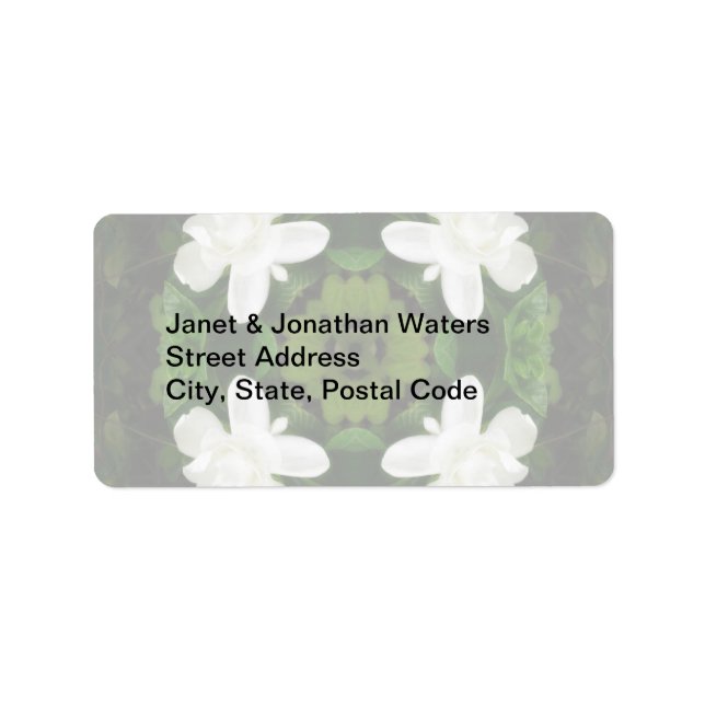 Etiqueta Hermosa Gardenia 5 Kaleidoscope 1 (Frente)