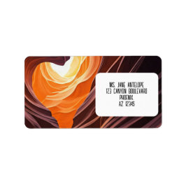 Etiqueta Hermosa nación Antelope Cañón Navajo