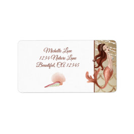 Etiqueta Hermosa Sirena y dirección de casetas