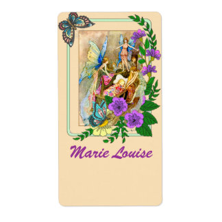 Etiqueta Hermosas placas/placas de marcadores de motivos pa