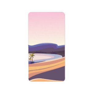Etiqueta Hermoso oasis del desierto