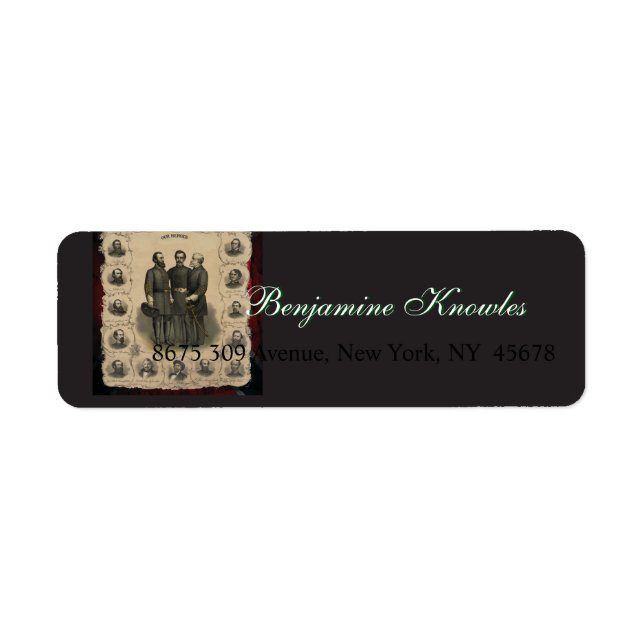 Etiqueta Héroes de la guerra civil (Frente)