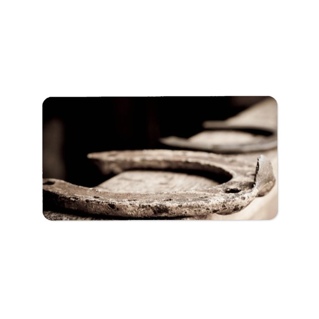 Etiqueta Herradura Rustica (Frente)