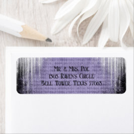 Etiqueta Hielo gótico de Halloween