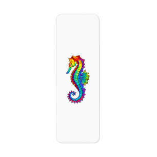 Etiqueta Hipoahoría marino poligonal arcoiris