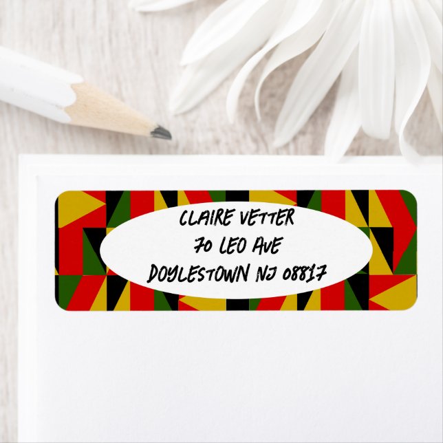 Etiqueta Historia negra de triángulos (In situ)