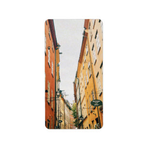 Etiqueta Histórico Gamla Stan, casco antiguo de Estocolmo