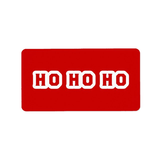 ETIQUETA HO (Frente)