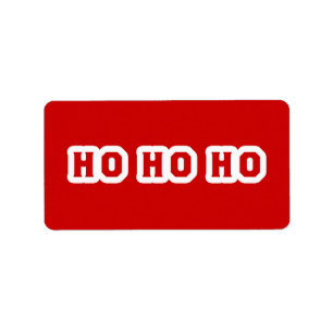 ETIQUETA HO HO HO