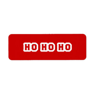 ETIQUETA HO HO HO