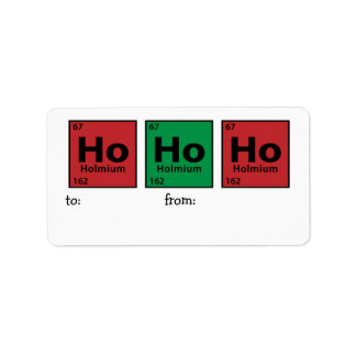 Etiqueta Ho Ho Ho Ho