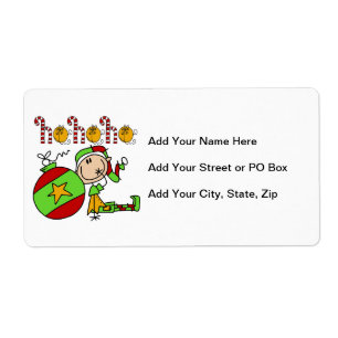Etiqueta Ho Ho Ho Holiday Elf