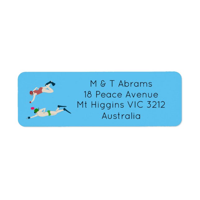 Etiqueta Hockey submarino (Frente)