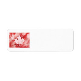 Etiqueta Hoja de arce canadiense