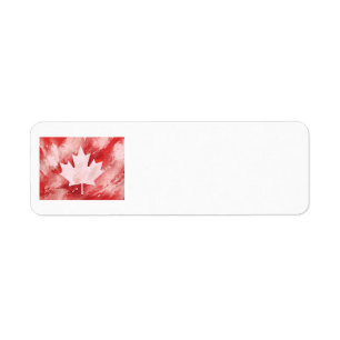 Etiqueta Hoja de arce canadiense